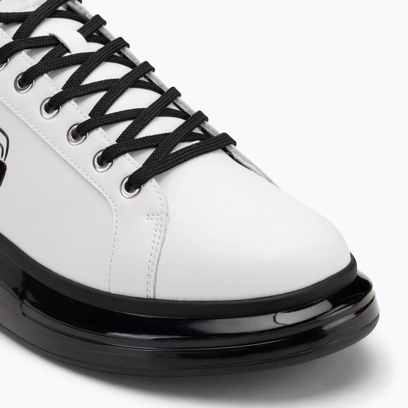 KARL LAGERFELD pánske topánky Kapri Kushion Outline Nft white leather w/black 7