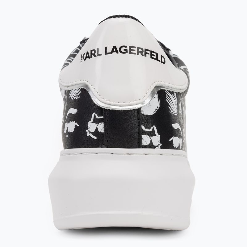 Dámske topánky KARL LAGERFELD Kapri Twin Nft Graffiti black/white leather 6