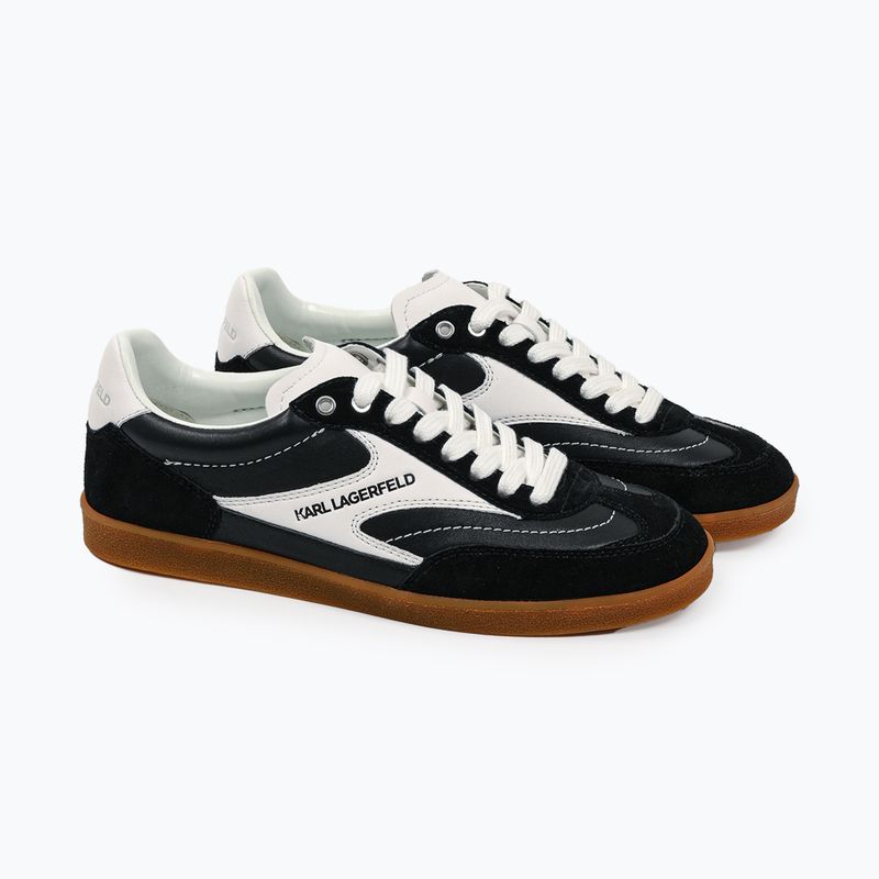 KARL LAGERFELD dámske topánky Kandidate black leather/suede/white 2
