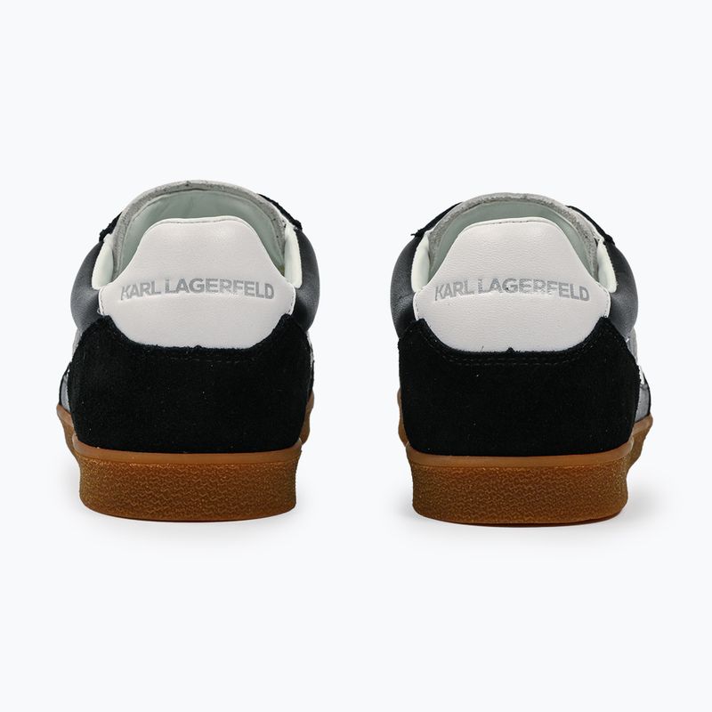 KARL LAGERFELD dámske topánky Kandidate black leather/suede/white 3