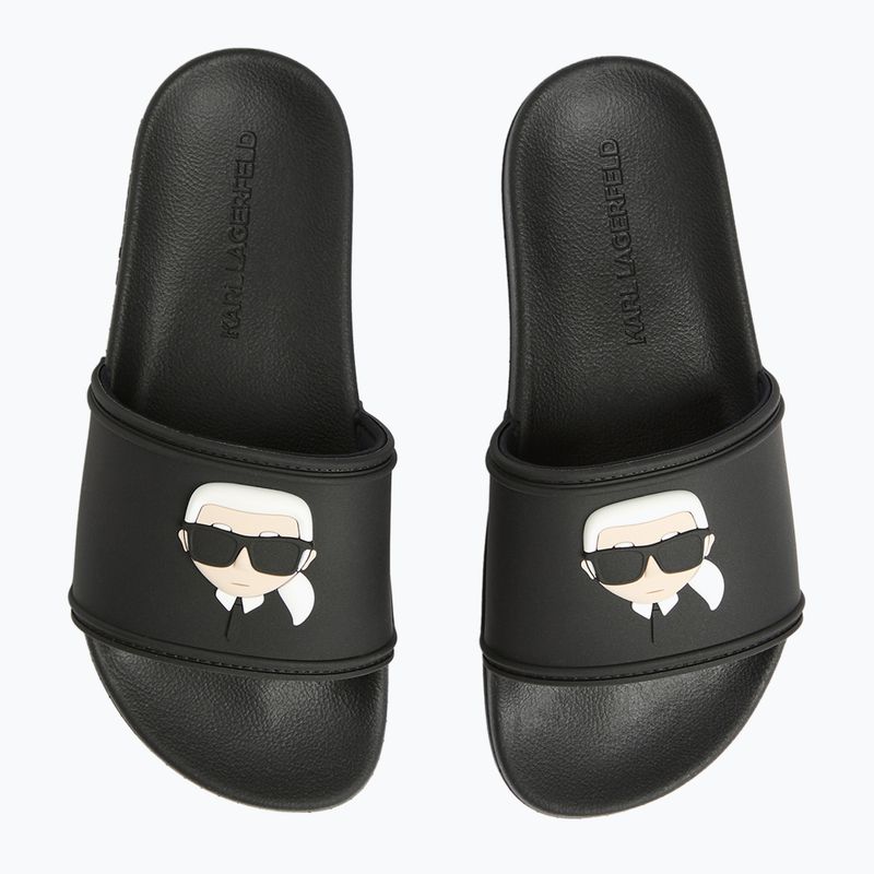 Dámske nazúvaky KARL LAGERFELD Kondo 2.0 NFT black rubber 4