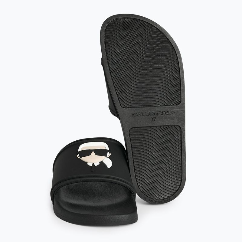 Dámske nazúvaky KARL LAGERFELD Kondo 2.0 NFT black rubber 5