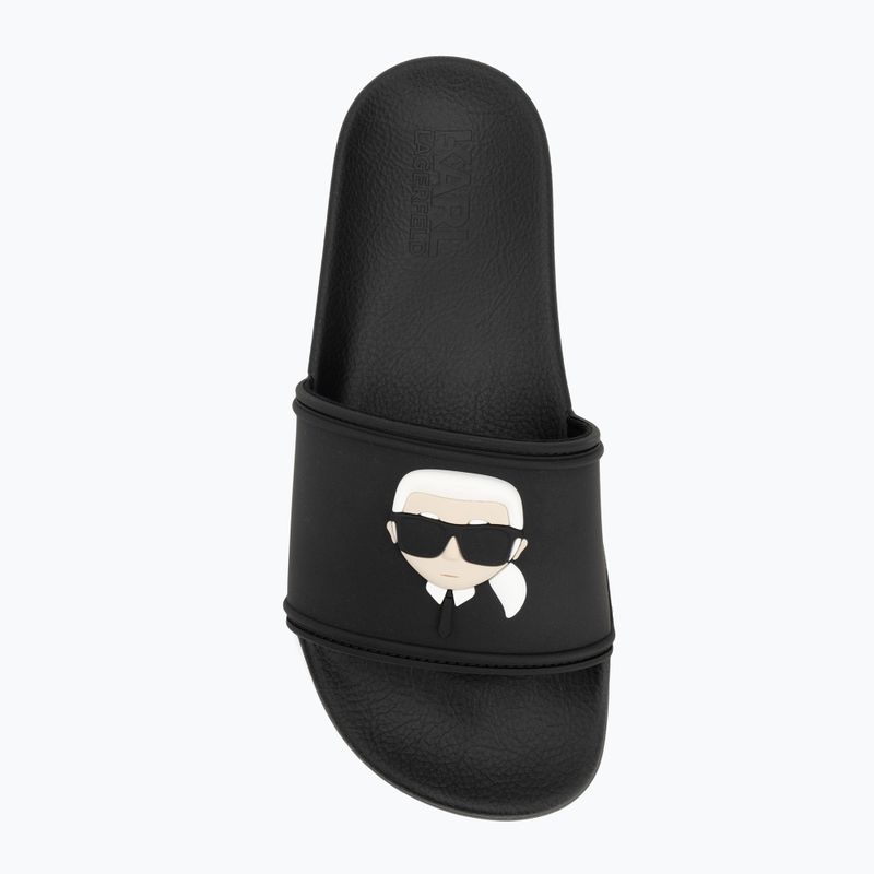 Dámske nazúvaky KARL LAGERFELD Kondo 2.0 NFT black rubber 5