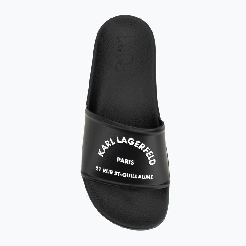 Dámske nazúvaky KARL LAGERFELD Kondo 2.0 Maison black rubber 5