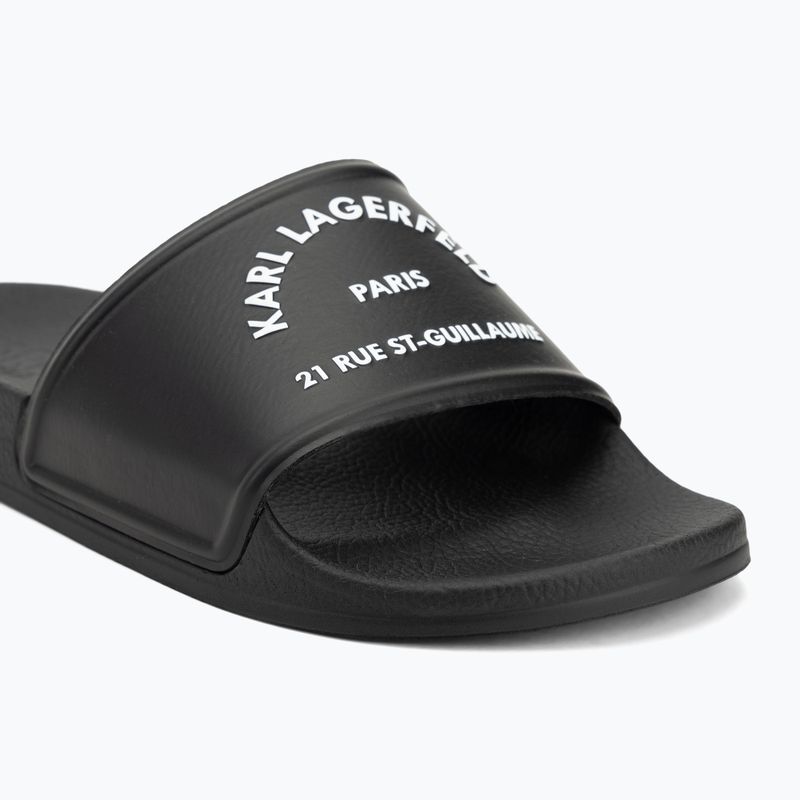 Dámske nazúvaky KARL LAGERFELD Kondo 2.0 Maison black rubber 7