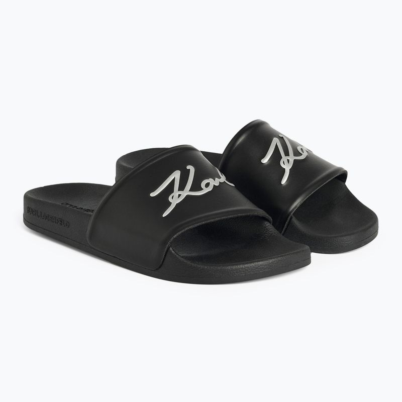 Dámske nazúvaky KARL LAGERFELD Kondo 2.0 Signia black rubber 2