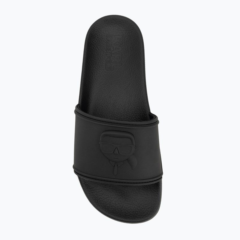 Dámske nazúvaky KARL LAGERFELD Kondo 2.0 NFT Relief black rubber 5