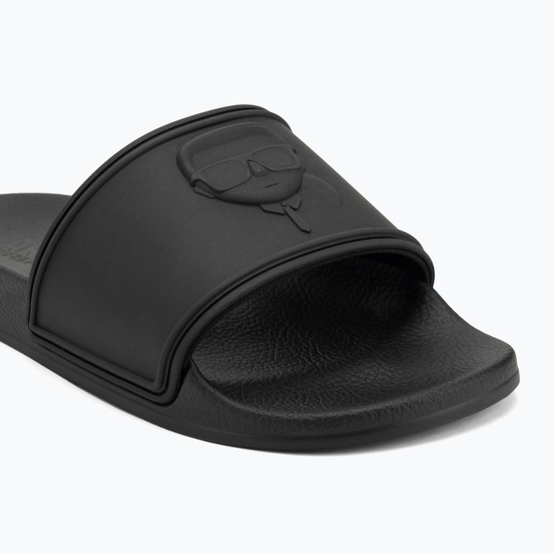 Dámske nazúvaky KARL LAGERFELD Kondo 2.0 NFT Relief black rubber 7