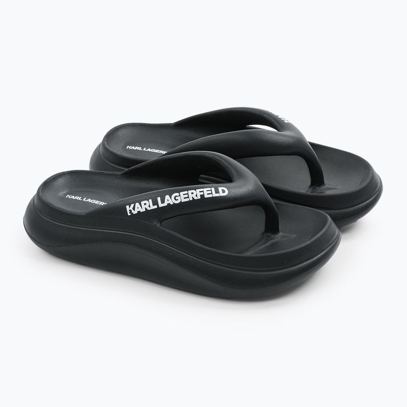 Dámske žabky KARL LAGERFELD Skoona II Hotel Thong black rubber 2