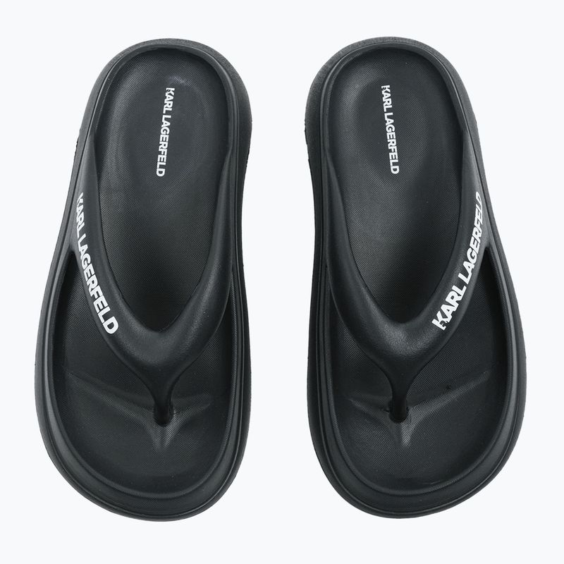 Dámske žabky KARL LAGERFELD Skoona II Hotel Thong black rubber 4