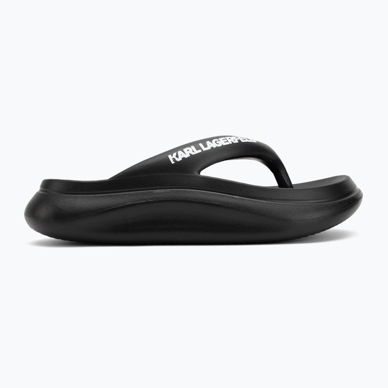 Dámske žabky KARL LAGERFELD Skoona II Hotel Thong black rubber 2