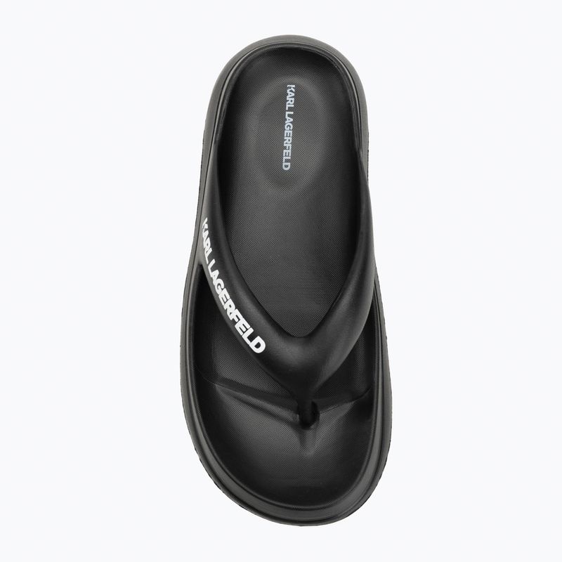 Dámske žabky KARL LAGERFELD Skoona II Hotel Thong black rubber 5