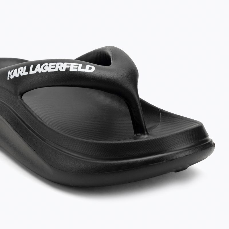 Dámske žabky KARL LAGERFELD Skoona II Hotel Thong black rubber 7