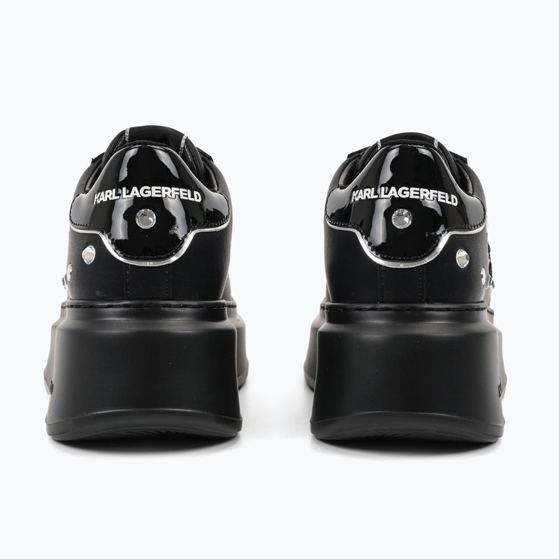 KARL LAGERFELD dámske topánky Anakapri Autograph Studs black leather w/silver 2
