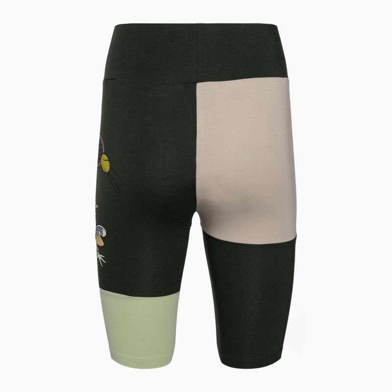Ellesse Twabbit tmavozelené dámske tréningové šortky 2