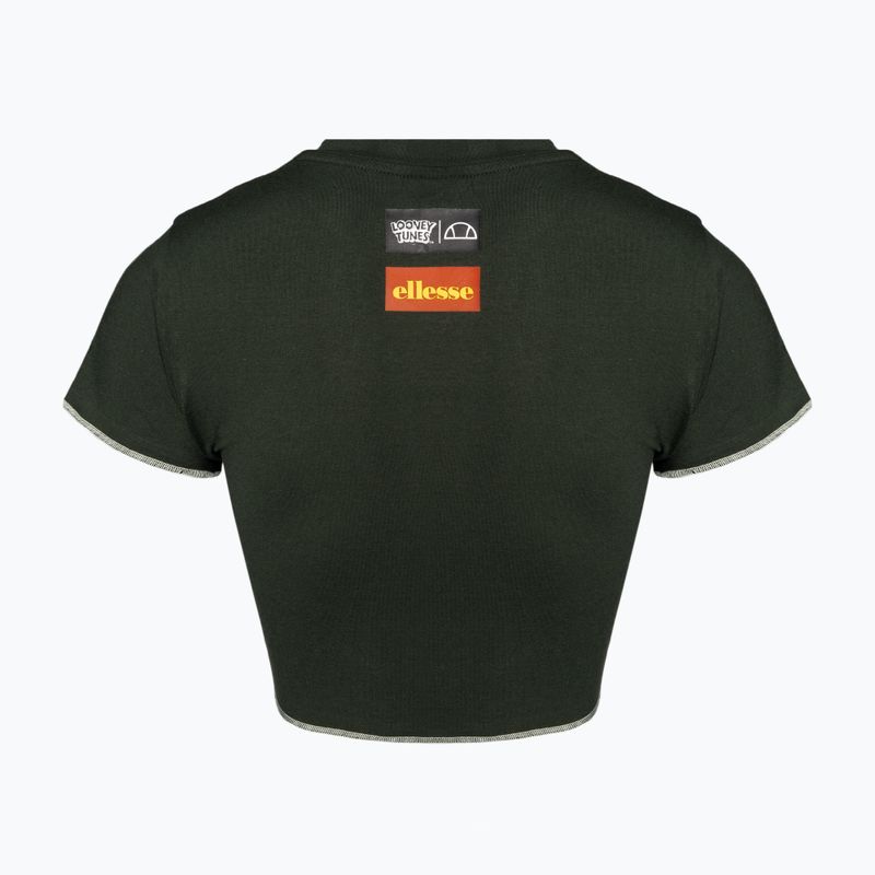 Ellesse dámske tričko Tweetest Crop tmavo zelené 2