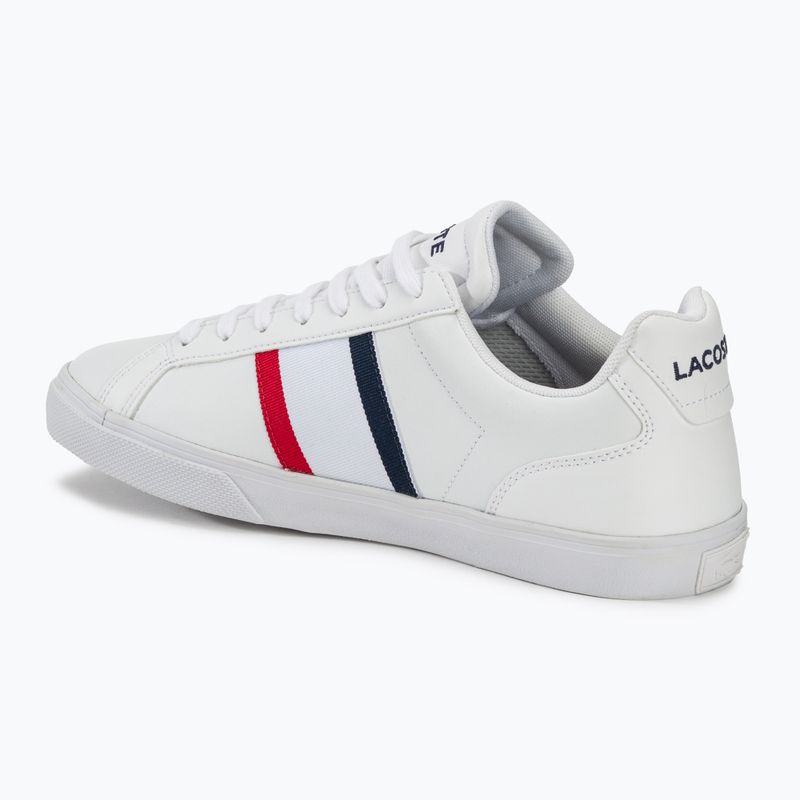 Lacoste pánska obuv 45CMA0055 white/navy/red 3