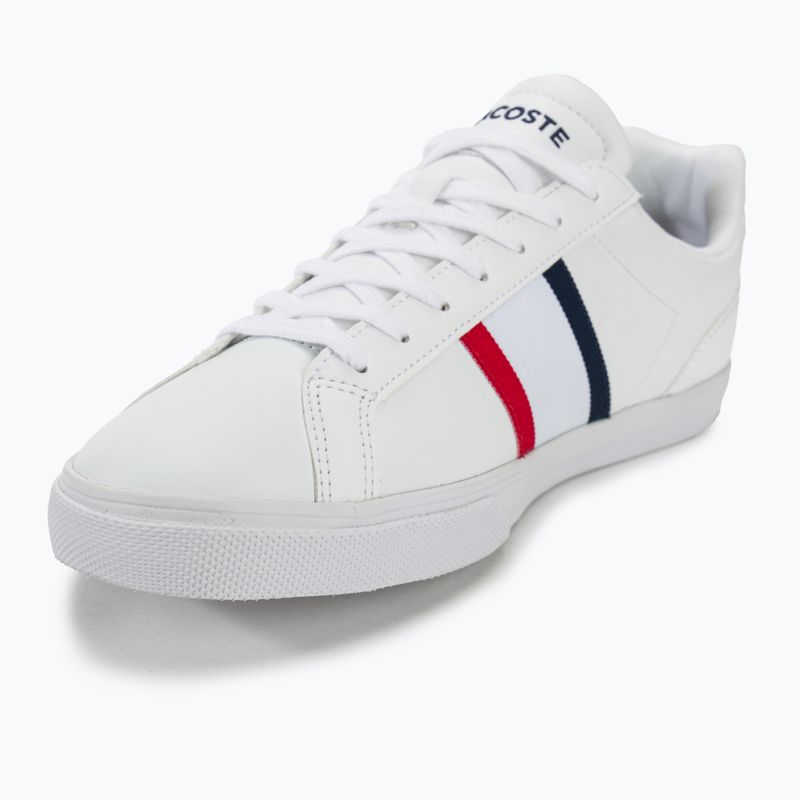 Lacoste pánska obuv 45CMA0055 white/navy/red 7