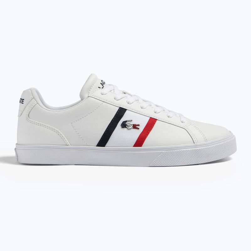 Lacoste pánska obuv 45CMA0055 white/navy/red 8