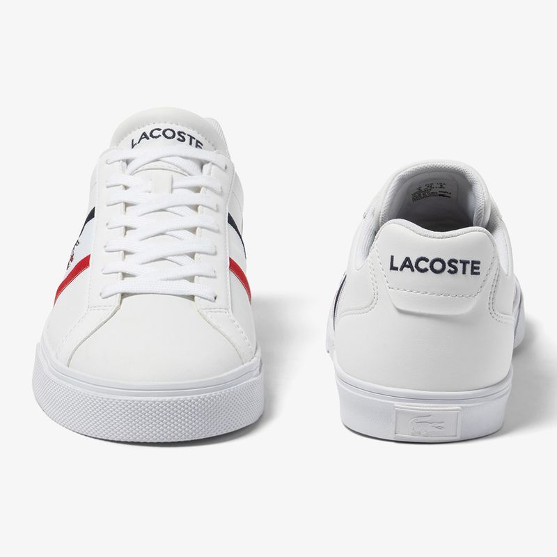 Lacoste pánska obuv 45CMA0055 white/navy/red 9