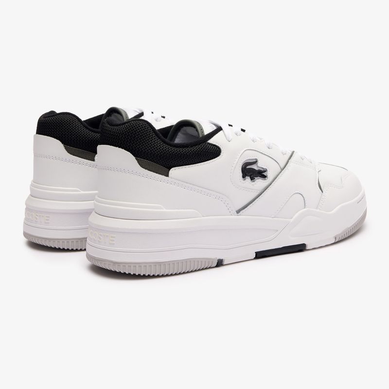 Pánske topánky Lacoste Lineshot Contrasted Collar Leather white/black 10