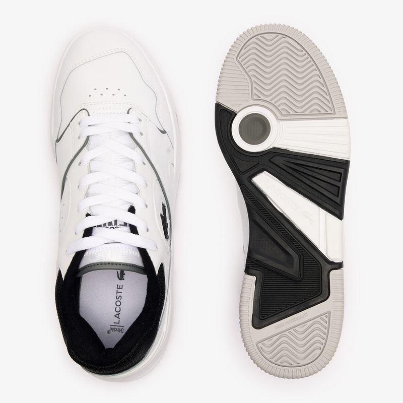 Pánske topánky Lacoste Lineshot Contrasted Collar Leather white/black 12