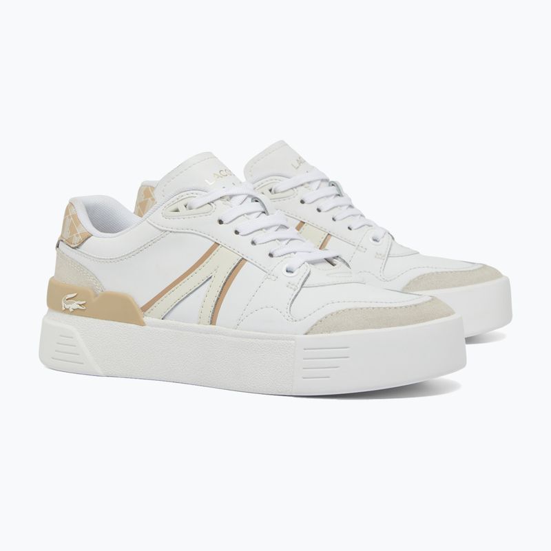 Dámske topánky Lacoste L002 Evo Monograms white/light brown 8