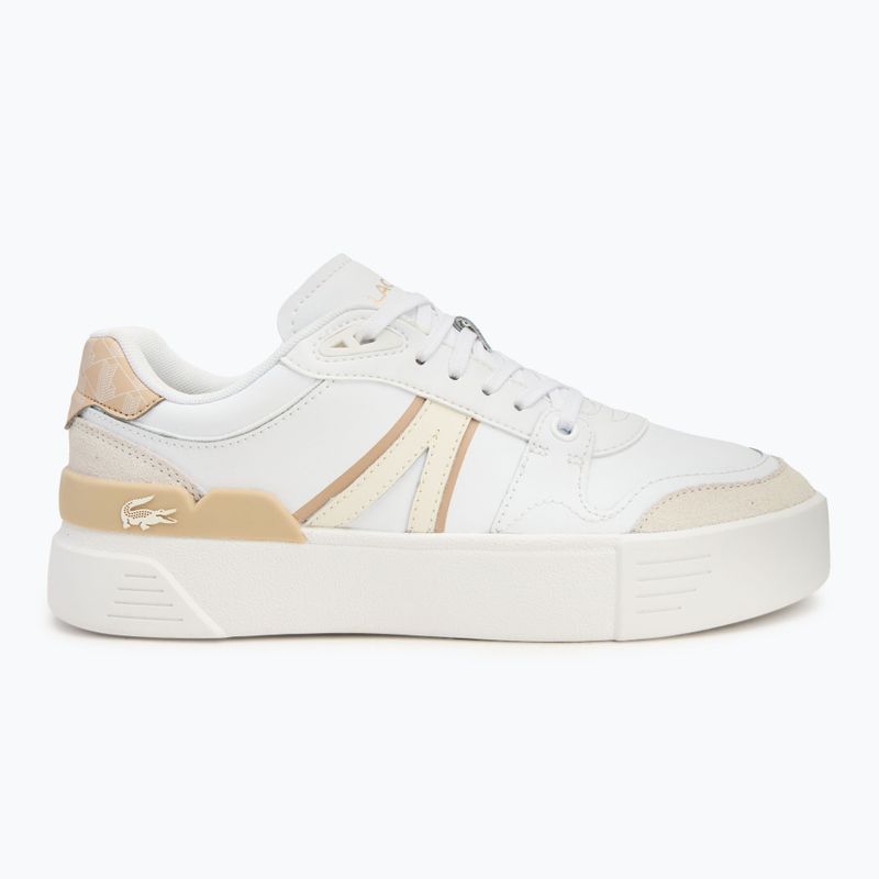 Dámske topánky Lacoste L002 Evo Monograms white/light brown 2