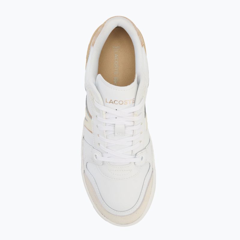 Dámske topánky Lacoste L002 Evo Monograms white/light brown 5