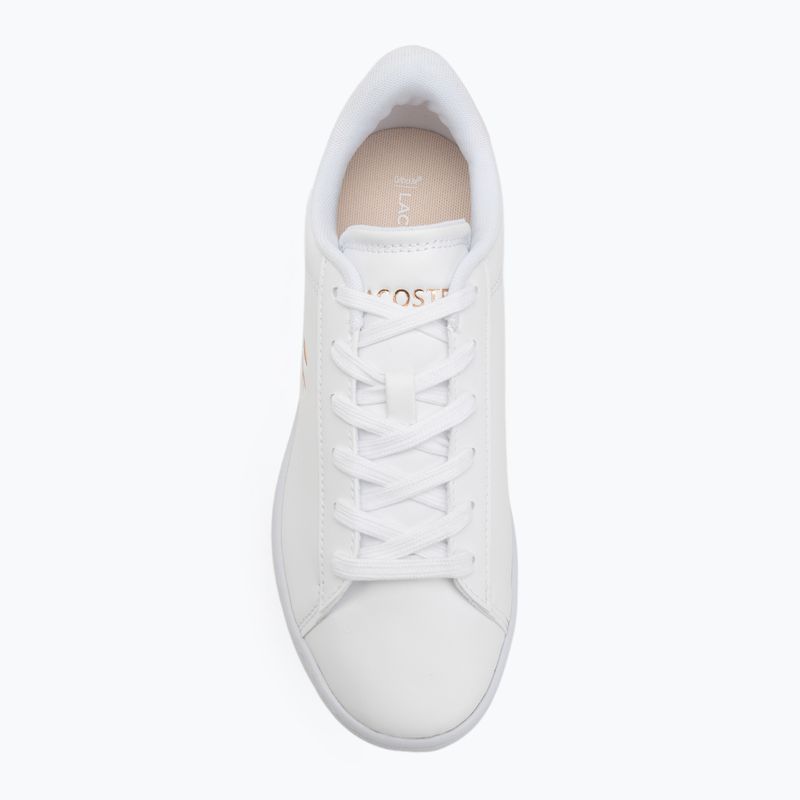 Detské topánky  Lacoste Carnaby Jr white/light pink 5