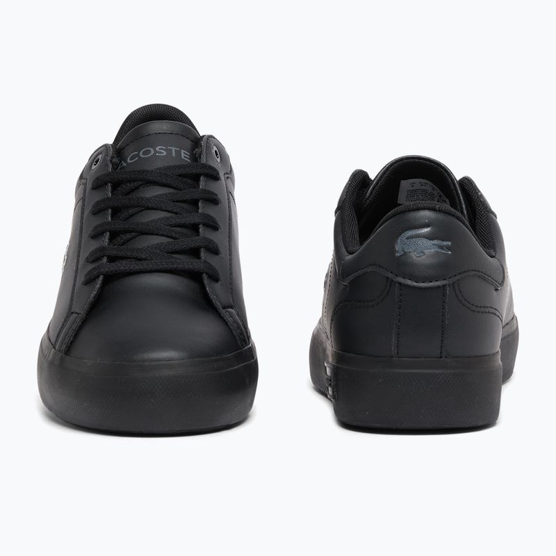 Detské topánky Lacoste Powercourt black/black 5