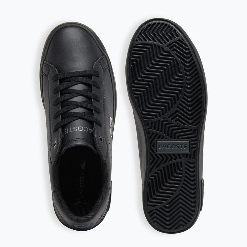 Detské topánky Lacoste Powercourt black/black 6
