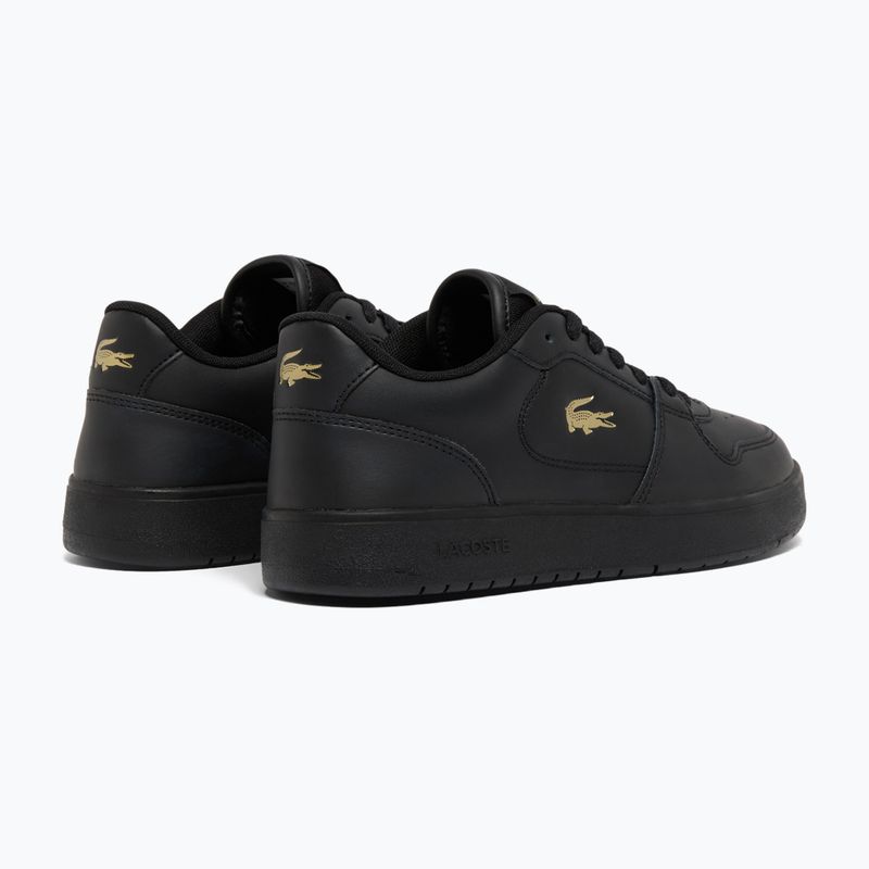 Dámske topánky Lacoste Court Ace Leather black/gold 3