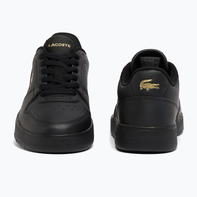 Dámske topánky Lacoste Court Ace Leather black/gold 4