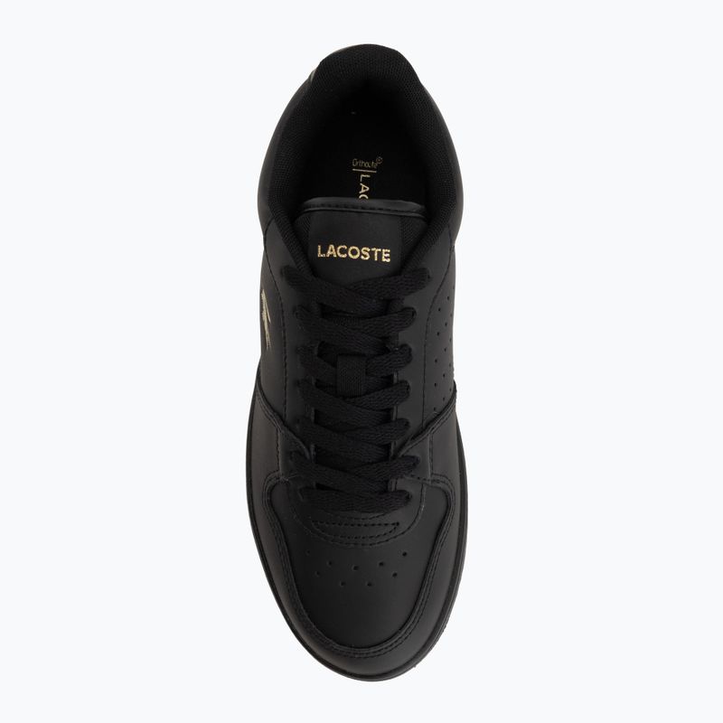 Dámske topánky Lacoste Court Ace Leather black/gold 5