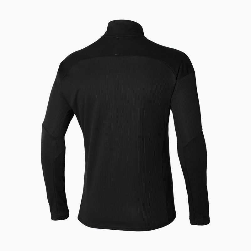 Pánske bežecké tričko s dlhým rukávom Mizuno Hybrid LS Tee black 2