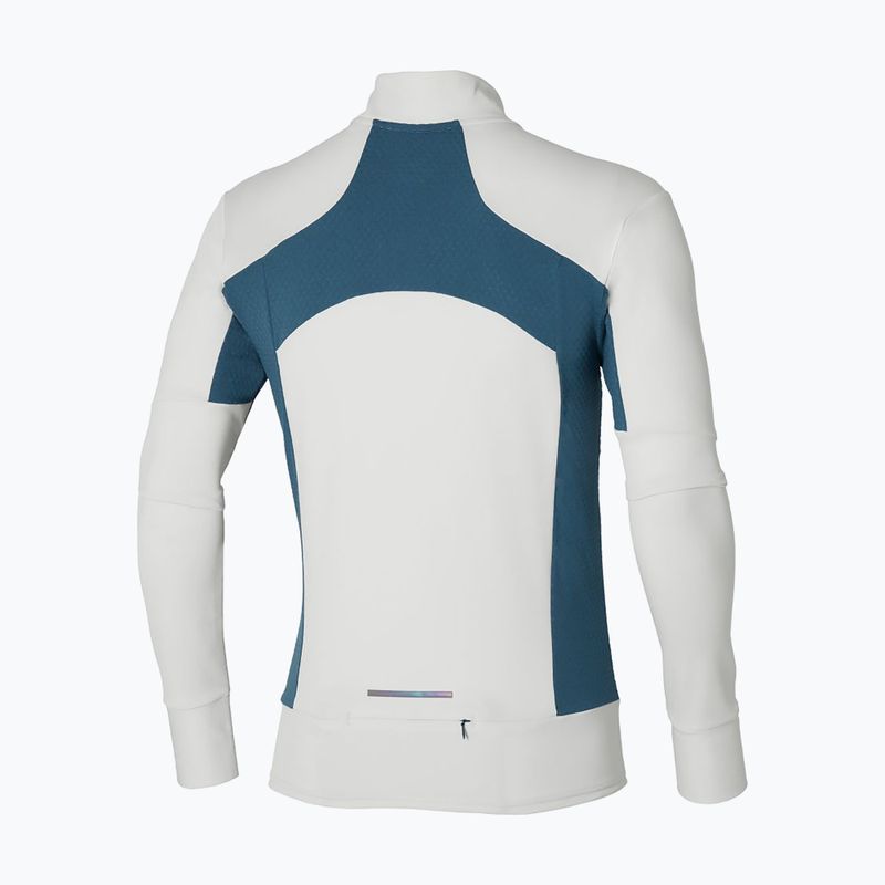 Pánska bežecká mikina Mizuno Warmalite Half Zip nimbus cloud/ blue wing teal 2