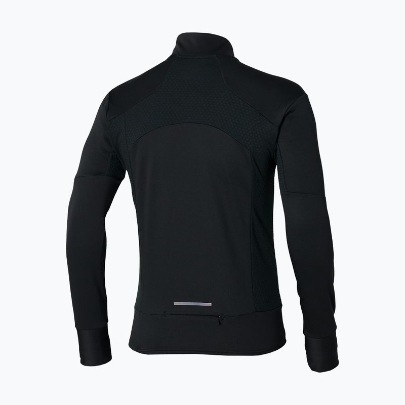 Pánska bežecká mikina Mizuno Warmalite Half Zip black 2