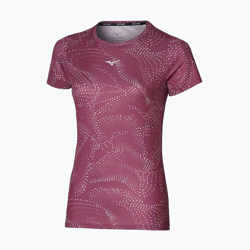 Dámske bežecké tričko Mizuno Impulse Core Graphic Tee violet quartz