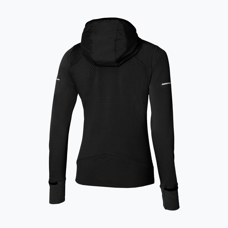 Dámska bežecká bunda Mizuno Warmalite Hybrid Full Zip black 2