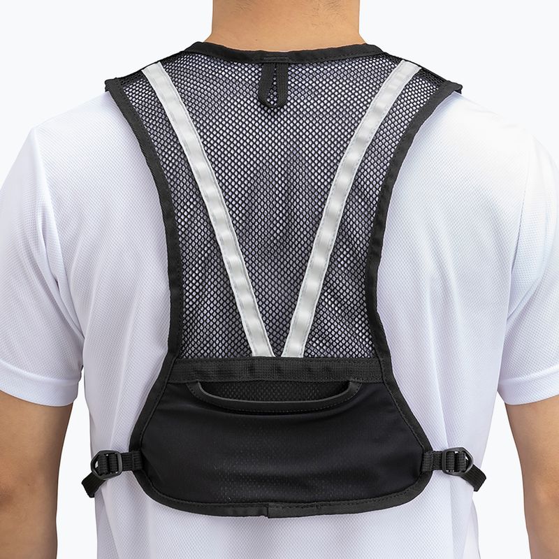 Bežecká vesta Mizuno Mesh Backpack NR black/light gray 2