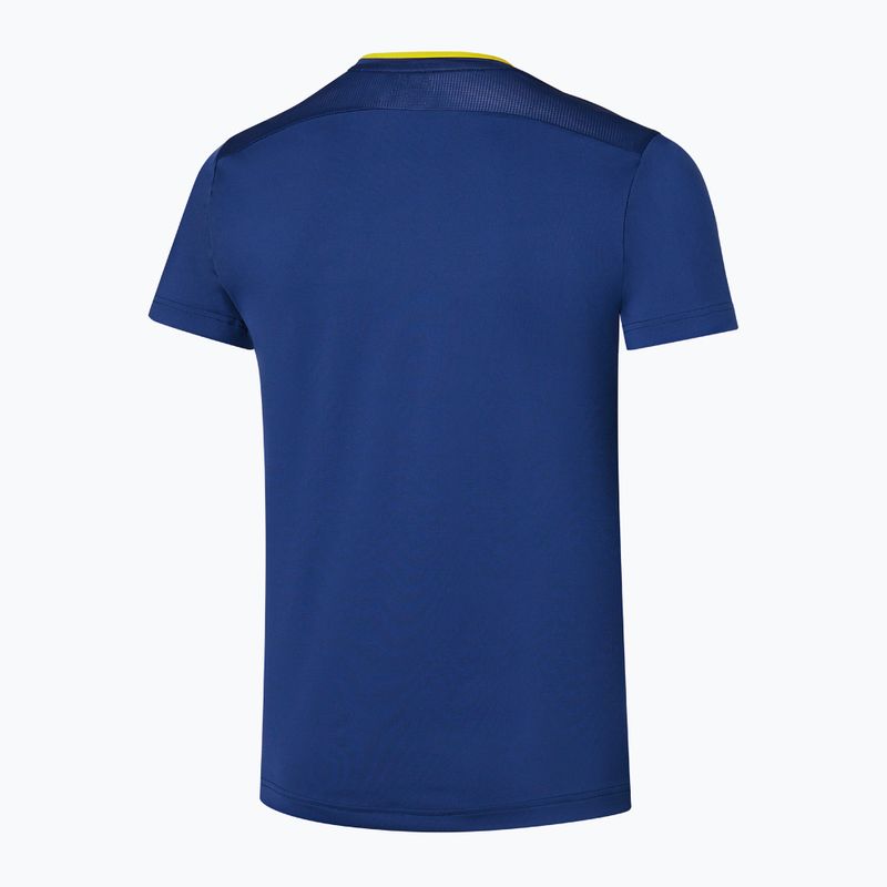 Pánske tričko Mizuno Frontier Shadow Graphic Tee bellwether blue 2