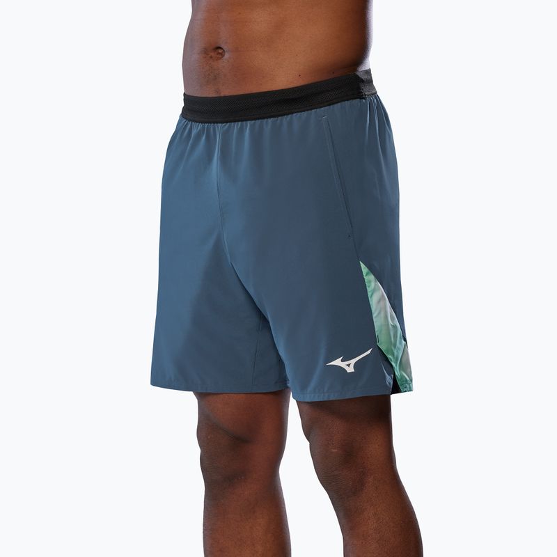 Pánske šortky Mizuno Frontier 8 vo farbe Amplify white