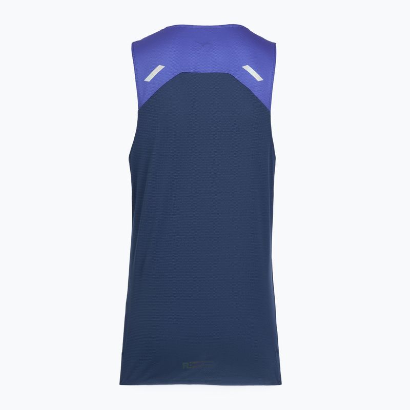 Pánske bežecké tričko Mizuno Tech Light Tank estate blue 2
