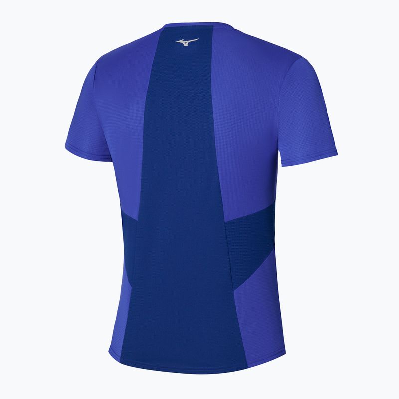 Pánske bežecké tričko Mizuno DryAeroFlow Tee reflexblue 2