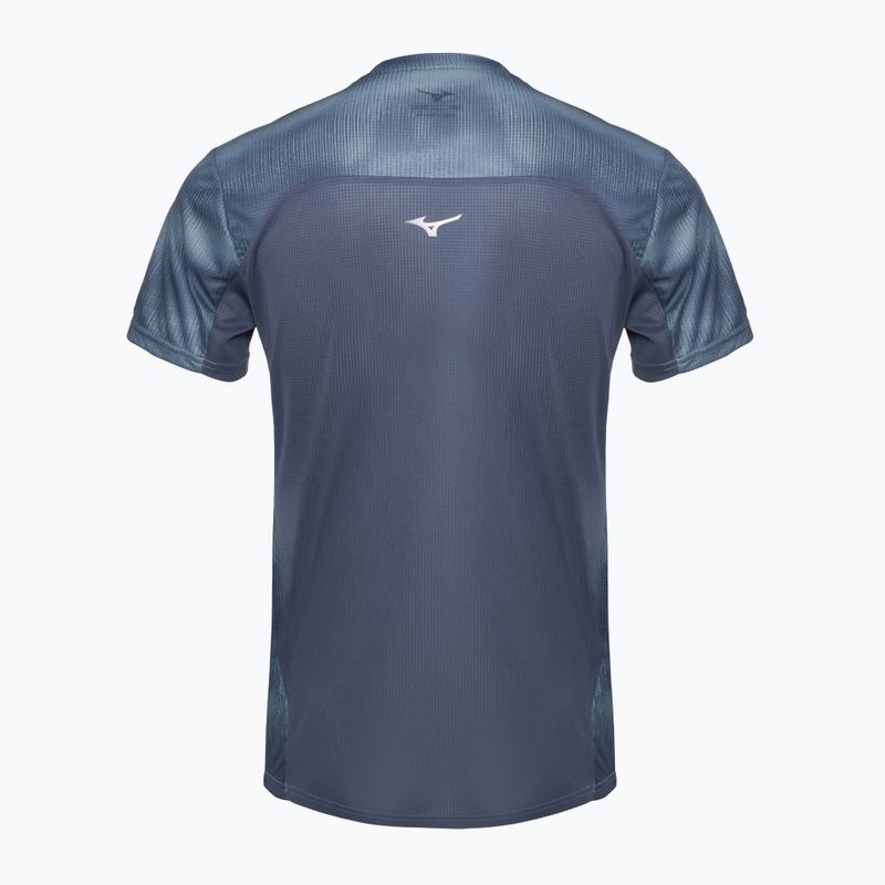 Pánske bežecké tričko Mizuno DryAeroFlow Graphic Tee citadel 2
