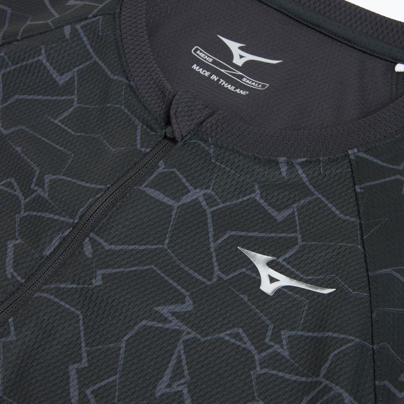Pánske bežecké tričko Mizuno Graphic Trail Tee black 3