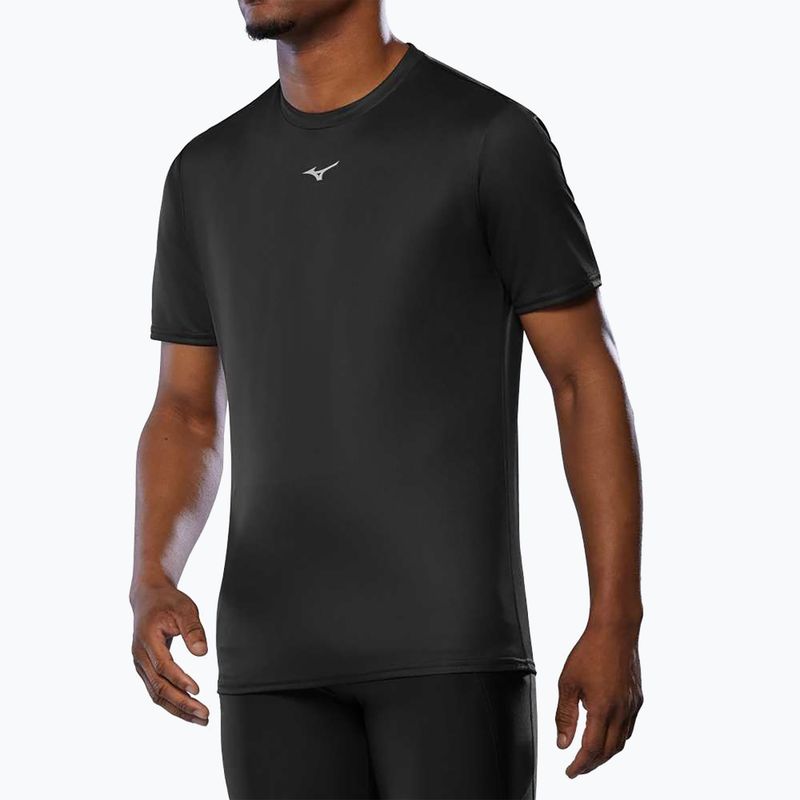 Pánske bežecké tričko Mizuno Core Graphic Tee black oni
