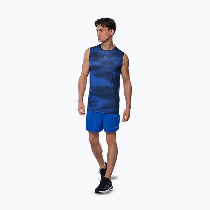 Pánske bežecké tričko Mizuno Core Graphic Sleeveless reflex blue 2