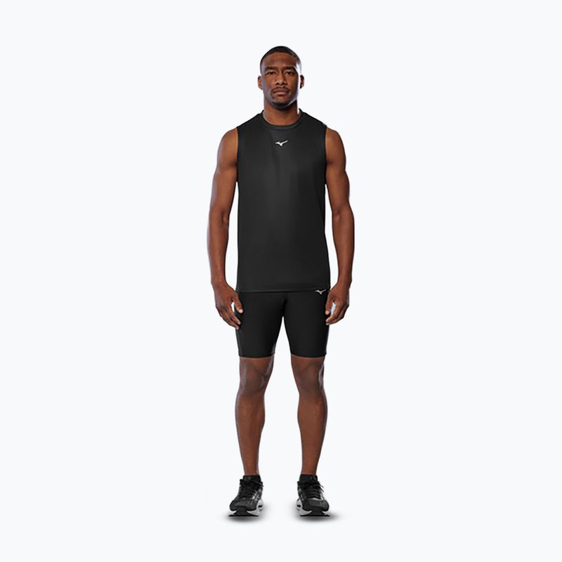 Pánske bežecké tričko Mizuno Core Graphic Sleeveless black oni 2